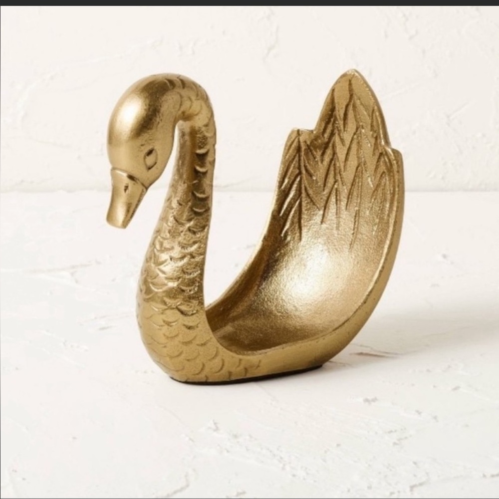 OpalHouse Swan hand towel holder GOLD TARGET